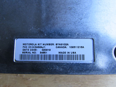 BMW Compensator AMP, Motorola 842169185206